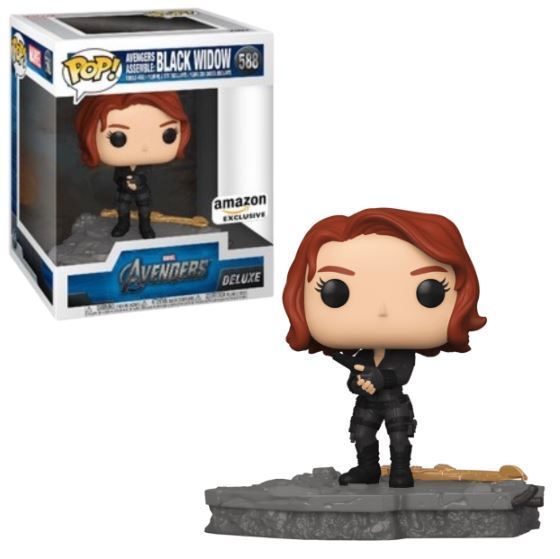 POP! Marvel: 588 Avengers Assemble, Black Widow (Deluxe) Exclusive