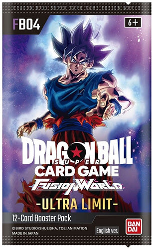 Dragon Ball Super Card game: BOOSTER PACK - ULTRA LIMIT - [FB04] (1 Booster Pack)