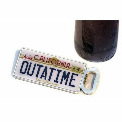 Back to the Future OUTATIME License Plate Bottle Opener