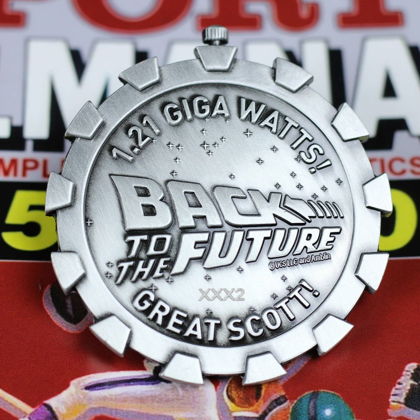 Back to the Future Limited Edition Stopwatch Medallion