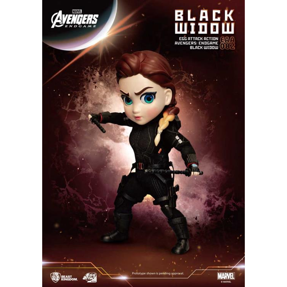 Beast Kingdom: Marvel: Avengers - EAA-082 Endgame Black Widow Egg Attack Action Figure