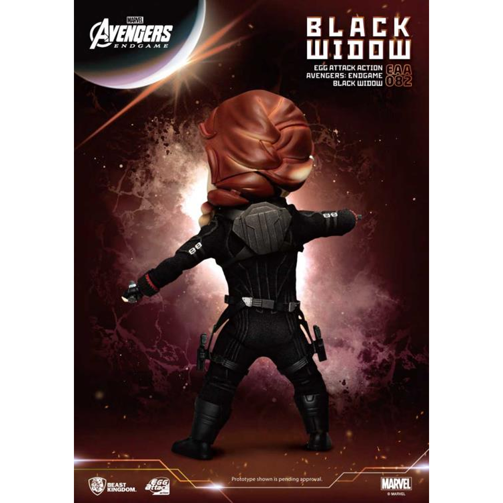 Beast Kingdom: Marvel: Avengers - EAA-082 Endgame Black Widow Egg Attack Action Figure