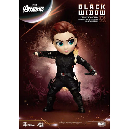 Beast Kingdom: Marvel: Avengers - EAA-082 Endgame Black Widow Egg Attack Action Figure