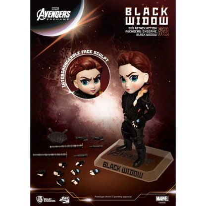 Beast Kingdom: Marvel: Avengers - EAA-082 Endgame Black Widow Egg Attack Action Figure