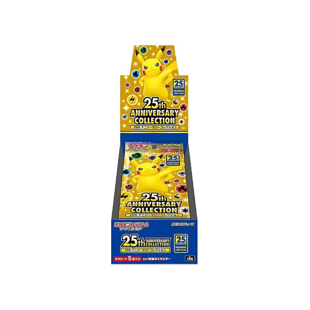 pokemon card game japanese 25th anniversary collection s8a booster pack Original PTCG PR Premium Rare Sword & Shield Box Authentic Sealed Collectible Shield cards Pokmon 25th Anniversary Collection S8A
