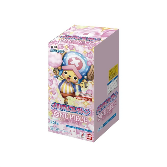 One Piece EB-01 Booster Box Extra Booster Memorial Collection - Japanese Trading Card Game EB01