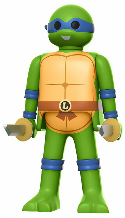 Funko x Playmobil: 10 TMNT, Leonardo