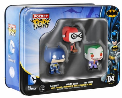 Pocket POP! Heroes: 04 DC Comics, Batman / Harley Quinn / The Joker