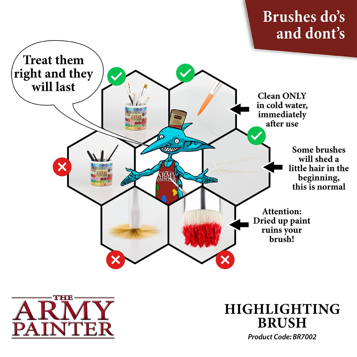 Army Painter Tools: Hobby Brush - Highlighting