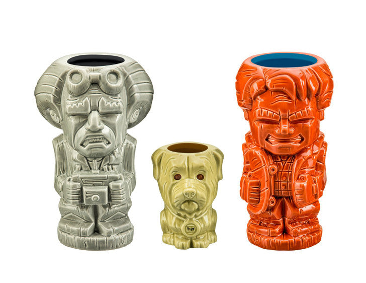 Geeki Tikis: Ceramic Mugs,  Doc Brown / Marty Mcfly / Einstein (3-PK)