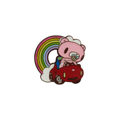 Baby Gloomy In a Car Enamel Pin