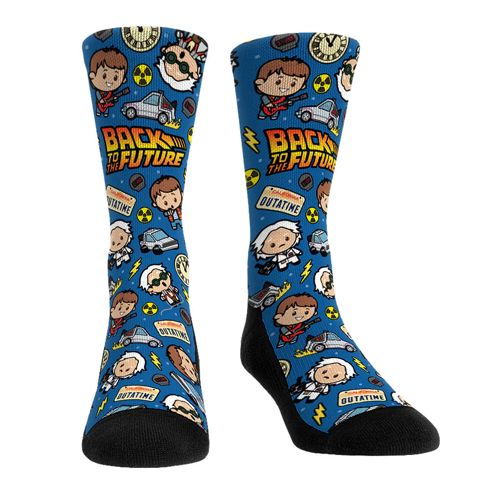 Back to the Future "Chibi All-Over" Unisex Socks