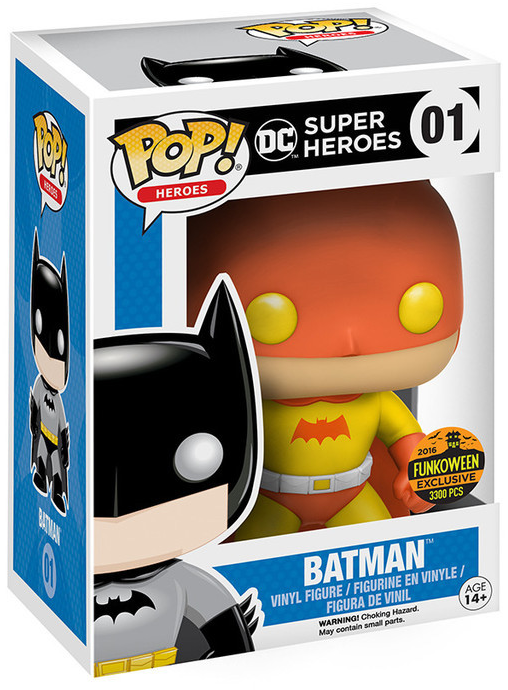 POP! Heroes: 01 DC Super Heroes, Batman (Orange) (3,300 PCS) Exclusive