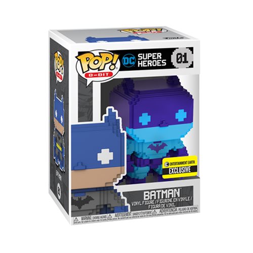 POP! Heroes (8-Bit): : 01 DC, Batman (PR / BLU) Exclusive