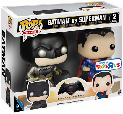 POP! Heroes:  Batman vs Superman (2-PK) Exclusive