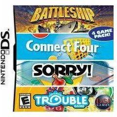 Battleship / Connect Four / Sorry / Trouble - Nintendo DS