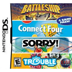 Battleship / Connect Four / Sorry / Trouble - Nintendo DS