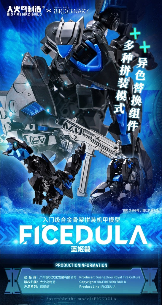 Bird/Binary Ficedula Plastic Model Kit