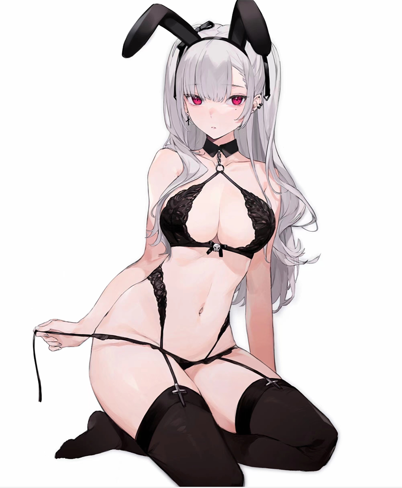 Tana Black Bunny Girl Original Character Figure