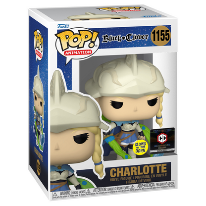 POP! Animation: 1155 Black Clover, Charlotte (GITD) Exclusive
