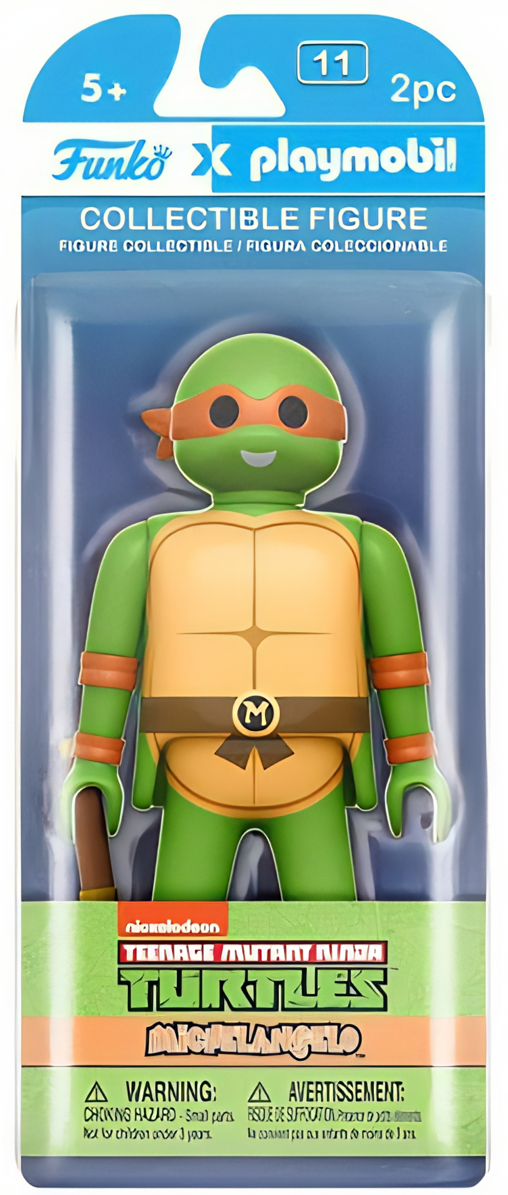 Funko x Playmobil: 11 TMNT, Michelangelo