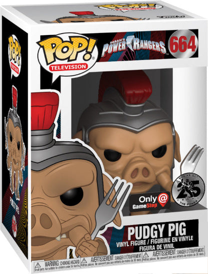 POP! Television: 664 Power Rangers, Pudgy Pig Exclusive