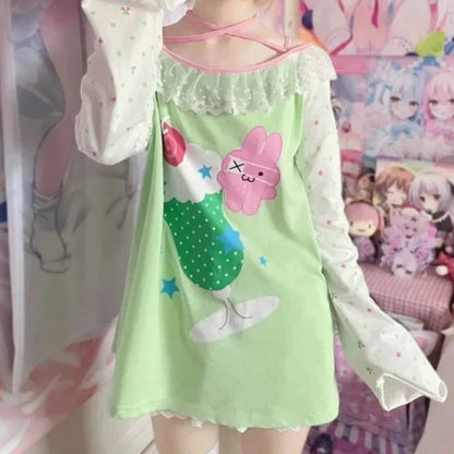 Kawaii Bunny Sundae Shirt