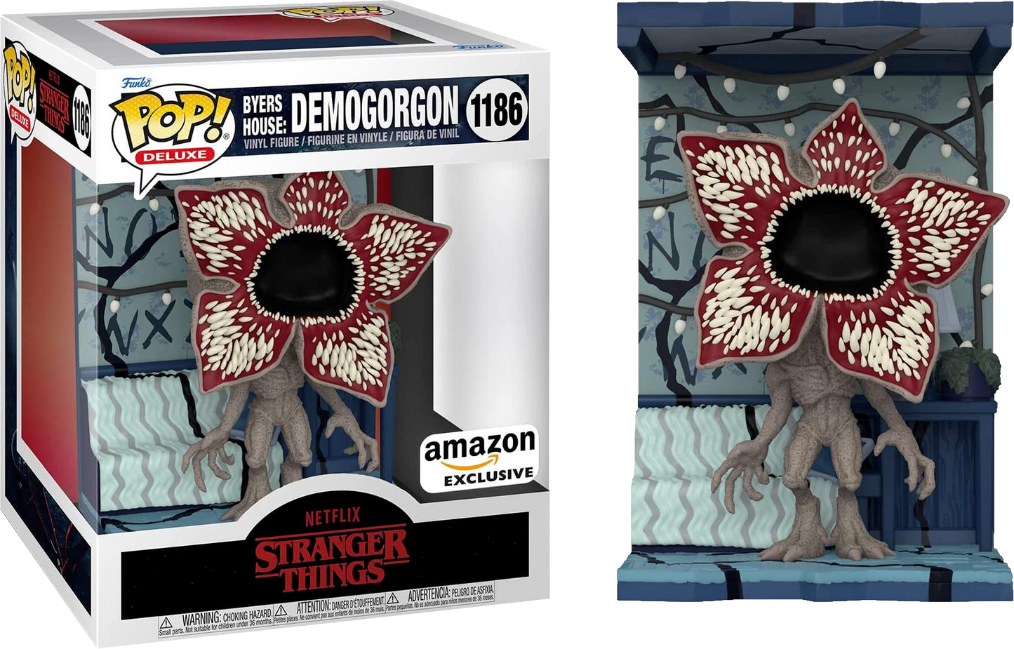 POP! Deluxe (Television): 1186 Stranger Things, Byers House (Demogorgon) Exclusive
