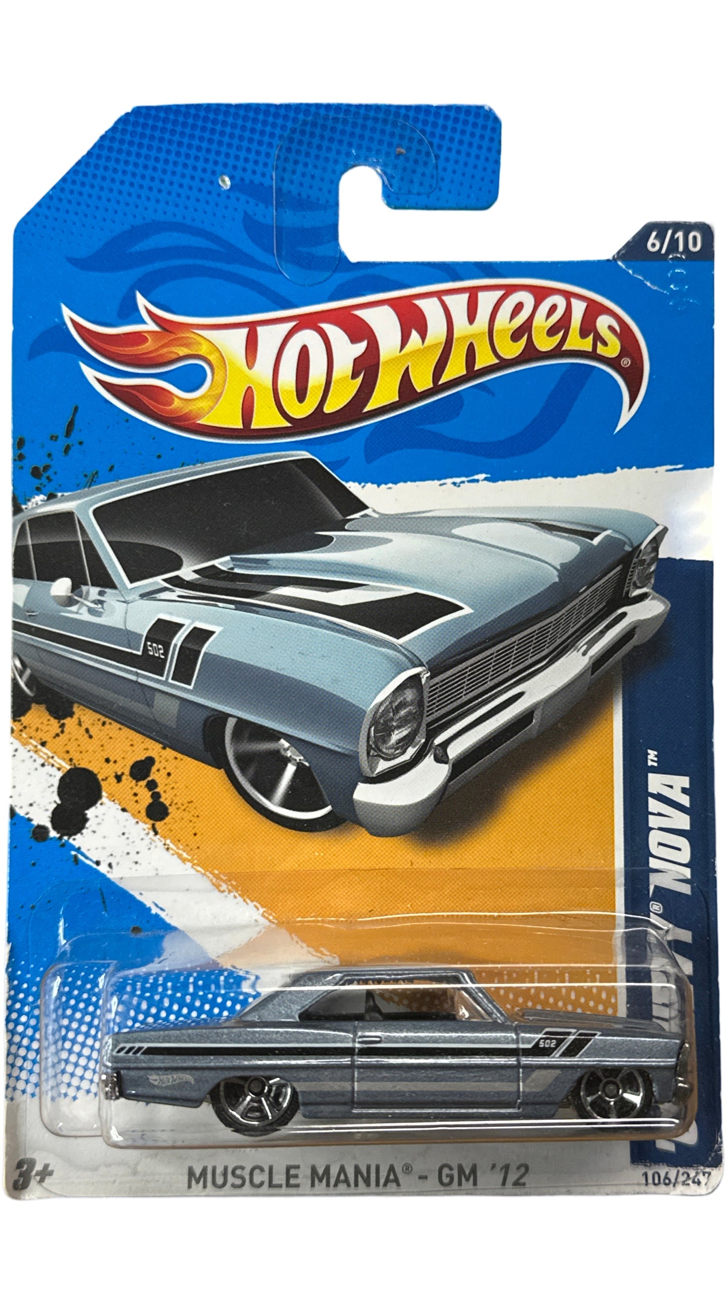 Hot Wheels Muscle Mania - GM '12 '66 Chevy Nova 106/247