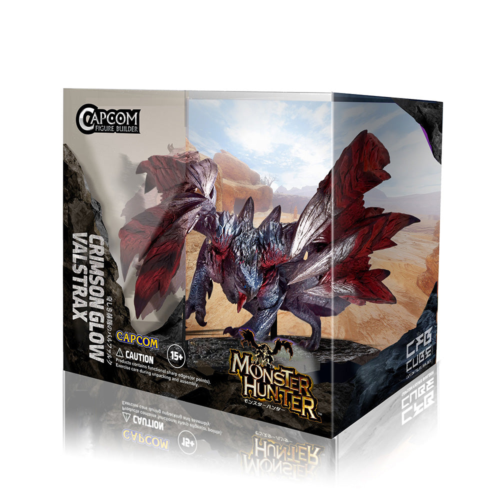 CAPCOM FIGURE BUILDER CUBE Crimson Glow Valstrax/MONSTER HUNTER Figure