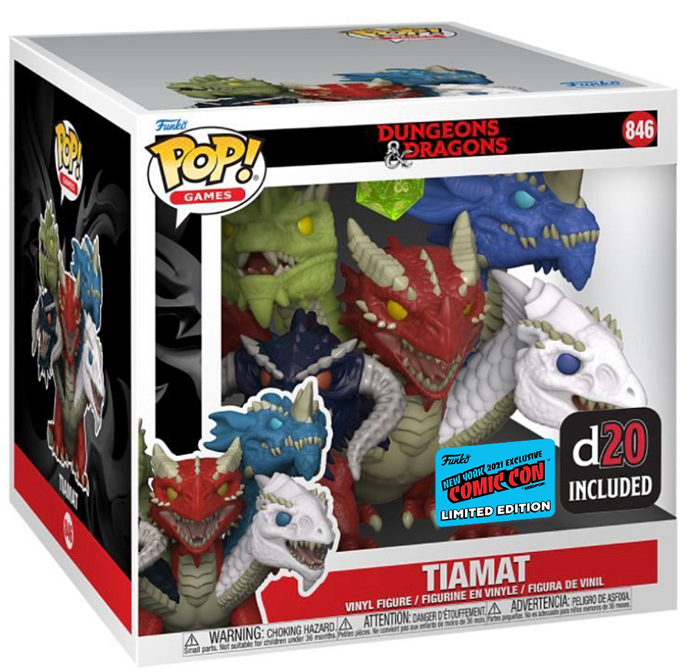 POP! Games (Super Deluxe): 846 D&D, Tiamat (d20) Exclusive