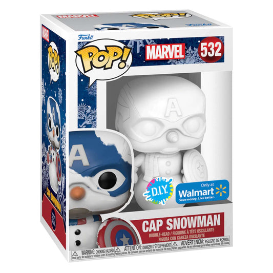 POP! Marvel: 532 Marvel, Cap Snowman (DIY) Exclusive