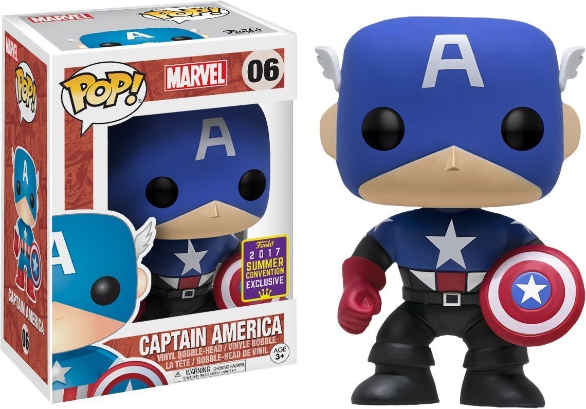 POP! Marvel: 06 Marvel, CPT America Exclusive