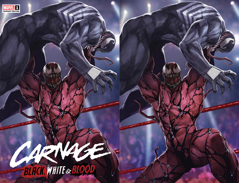 Carnage Black White And Blood #1 (Of 4) Skan Srisuwan Wrestling WWE Variant (03/31/2021) Marvel