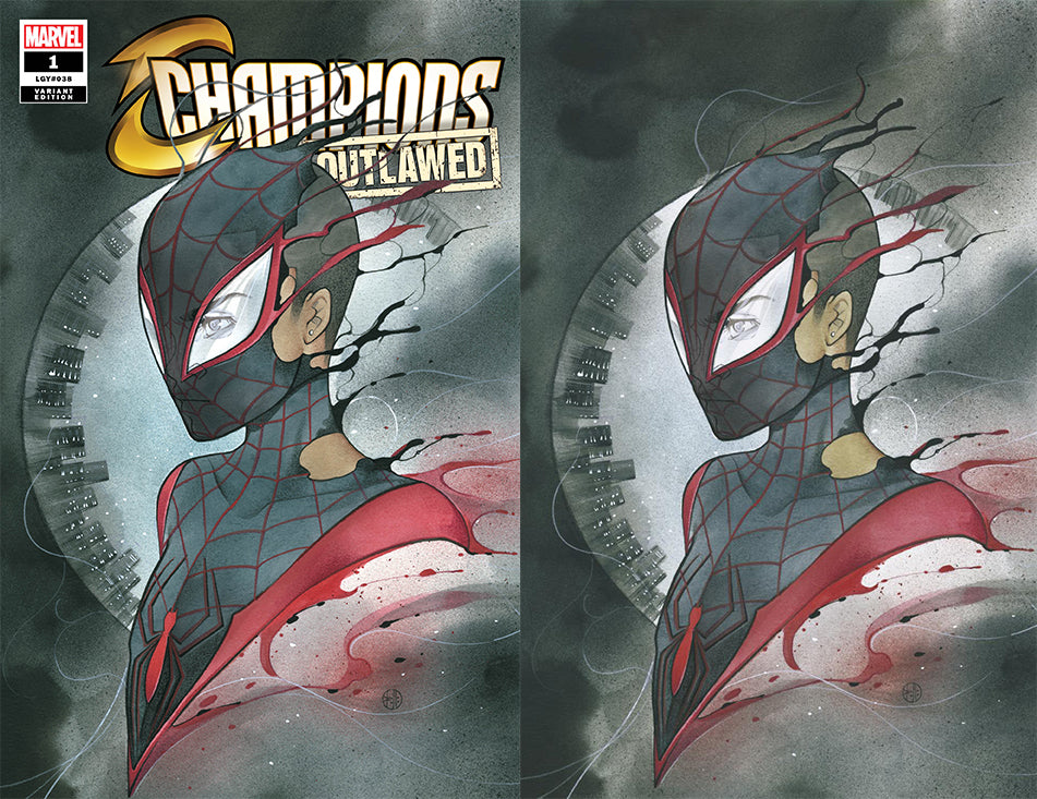 Champions #1 (Of 5) Peach Momoko Miles Morales Spider-Man