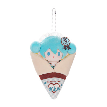 Character Vocal Series 01: Hatsune Miku Crêpe Mascot Keychain A Plush