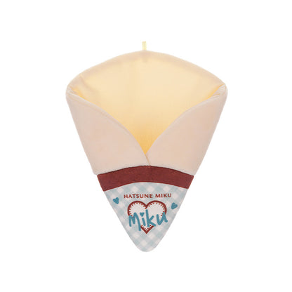 Character Vocal Series 01: Hatsune Miku Crêpe Mascot Keychain A Plush