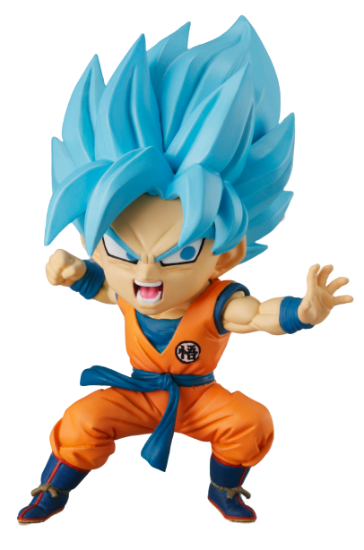 Chibi Masters Dragon Ball Super Super Saiyan Blue Son Goku Figure - Bandai Official