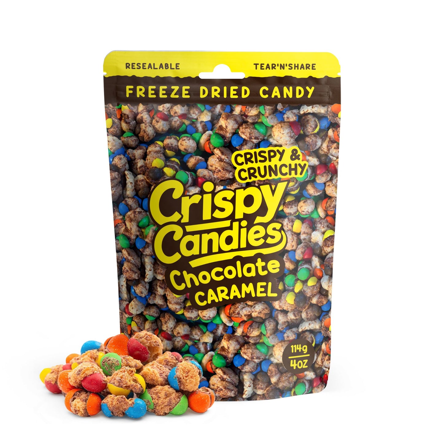 Crispy Candies - Chocolate Caramel Freeze Dried Candy 114g