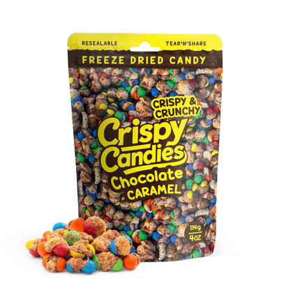 Crispy Candies - Chocolate Caramel Freeze Dried Candy 114g