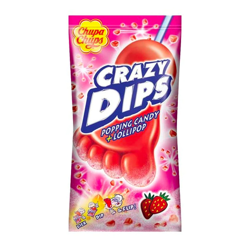 Chupa Chups Crazy Dips Strawberry (14g)