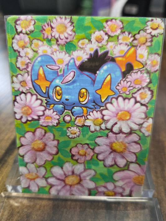 Custom Painted Shinx Pokemon Card