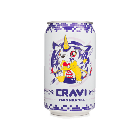 Cravi Digimon Taro Milk Tea (Taiwan)