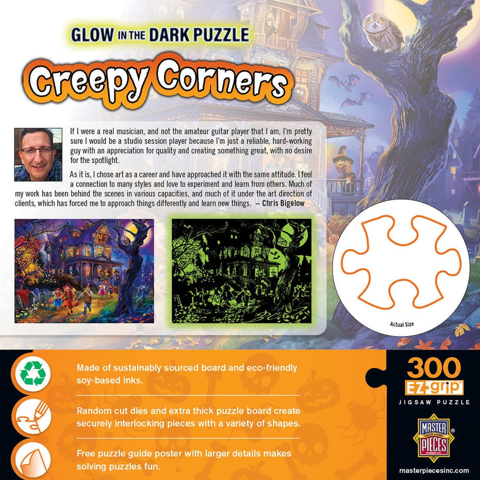 Creepy Corners Glow in the Dark Puzzle