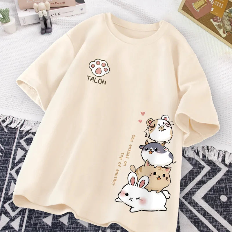 Cute Animal Stack T-Shirt