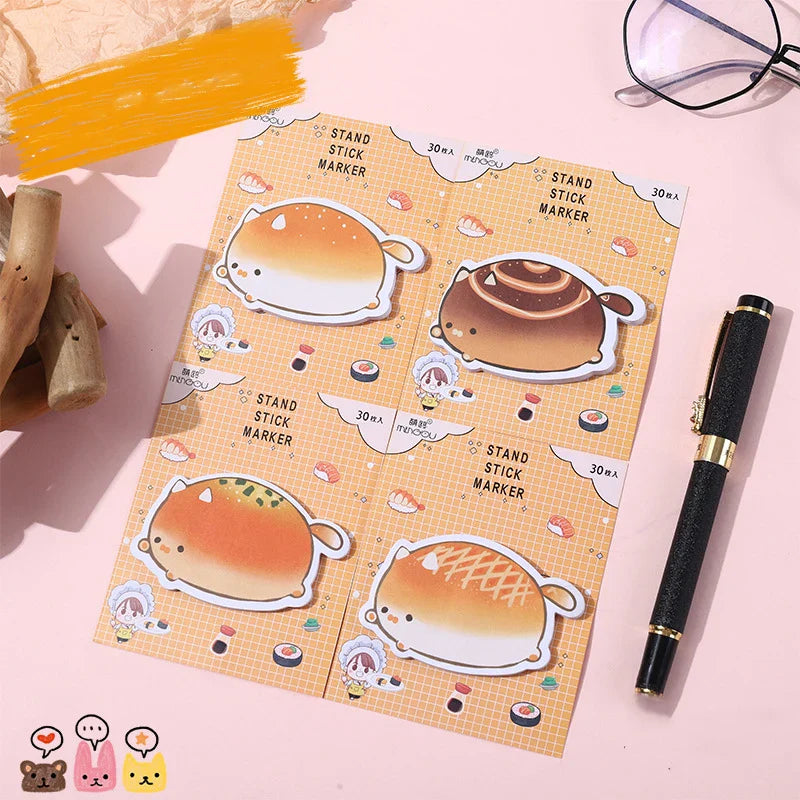 Cute Cat Loaf Sticky Notes