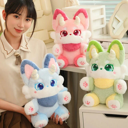 Pastel Fantasy Fox Plushies