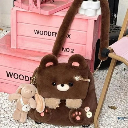 Plush Teddy Bear Bag