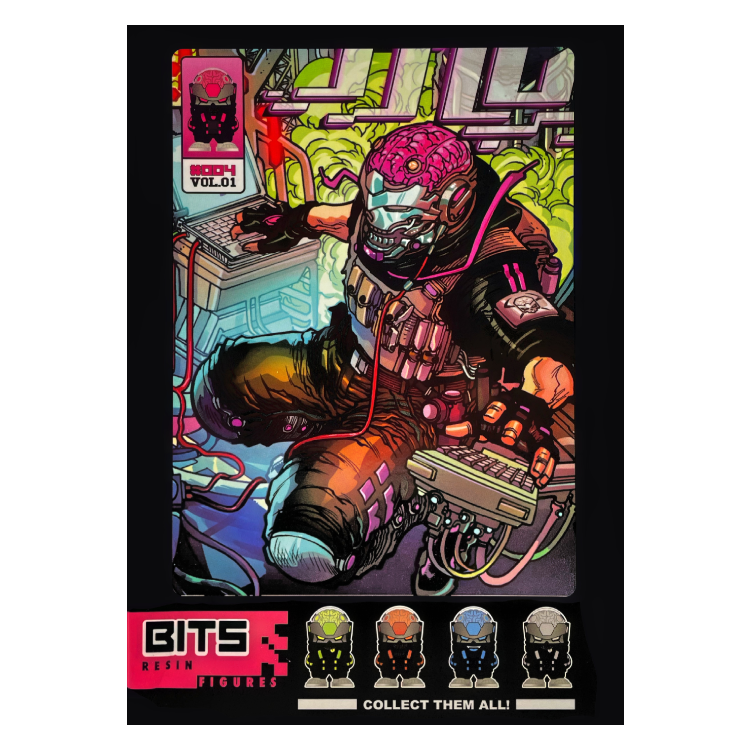 RLUX: BITS (Cyberskull), Hacker #004 (100 PCS)