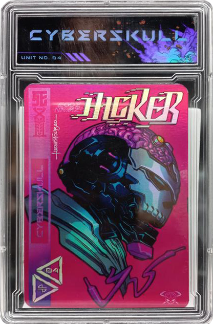 RLUX: Art Card, Cyberskull Hacker (Unit 04) (30 Numbered) Exclusive